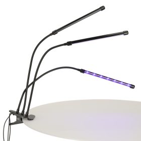 LED növénytermesző lámpa 3 karral, USB - 70cm