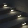 Napelemes derékszögű lámpa alkonyatérzékelővel - 8db