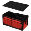 Összecsukható csomagtartó rendszerező hordozó fülekkel 60l, fekete/piros - 32x58x37cm