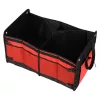 Összecsukható csomagtartó rendszerező hordozó fülekkel 60l, fekete/piros - 32x58x37cm