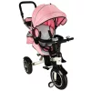 Ikonka Trike Fix V3 360°-ban fordítható Tricikli dönthető háttámlával - rózsaszín