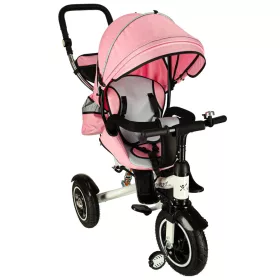   Ikonka Trike Fix V3 360°-ban fordítható Tricikli dönthető háttámlával - rózsaszín