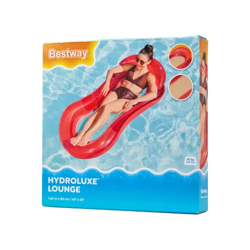 Bestway 43103 fefújható strandmatrac, piros - 159x77cm