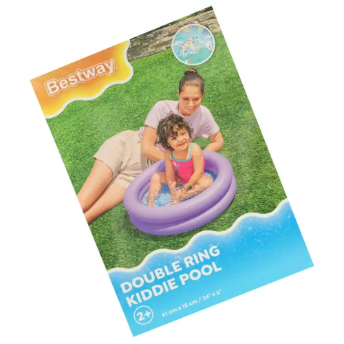 Bestway 51061 fefújható pancsoló, lila - 61x15cm