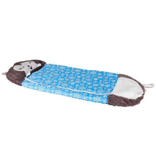 2 az 1-ben gyerek hálózsák és plüss, rózsaszín - 125x50cm