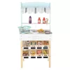 Fa játék bevásárló stand - 97x27x45cm