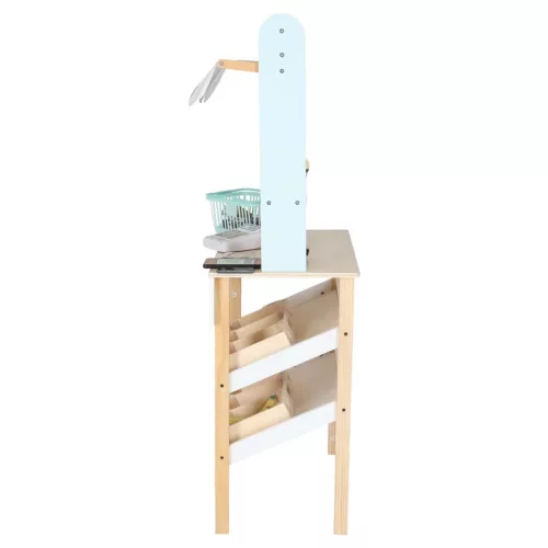 Fa játék bevásárló stand - 97x27x45cm