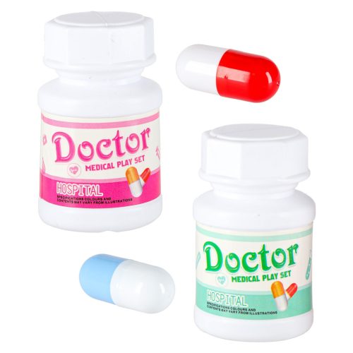 Játék orvosi készlet jelmezzel ládában - 35db