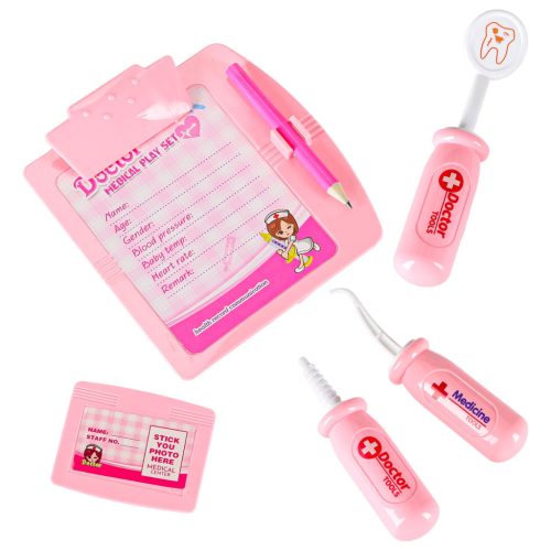 Játék orvosi készlet jelmezzel ládában - 35db