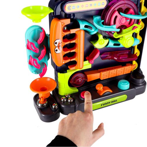 Interaktív golyó akadálypálya - 32x34x10cm