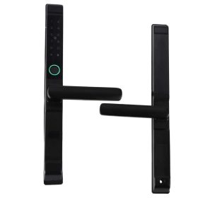   Okos elektronikus ajtózár ujjlenyomat-olvasóval, kóddal és kártyaolvasóval