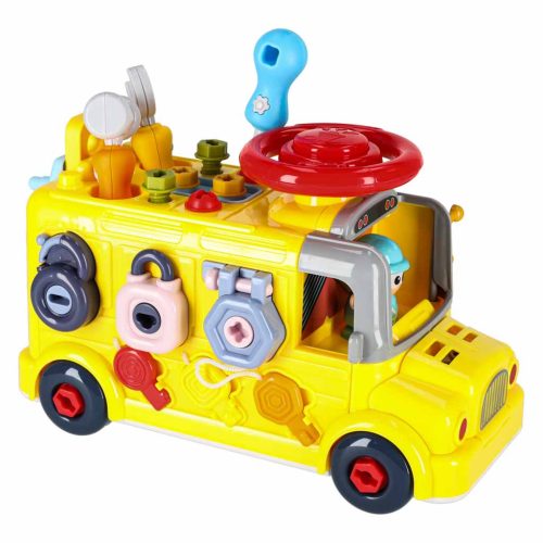 Interaktív barkács busz játékkészlet