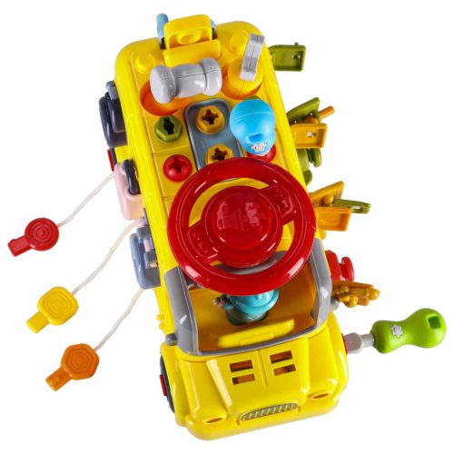 Interaktív barkács busz játékkészlet