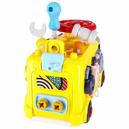 Interaktív barkács busz játékkészlet