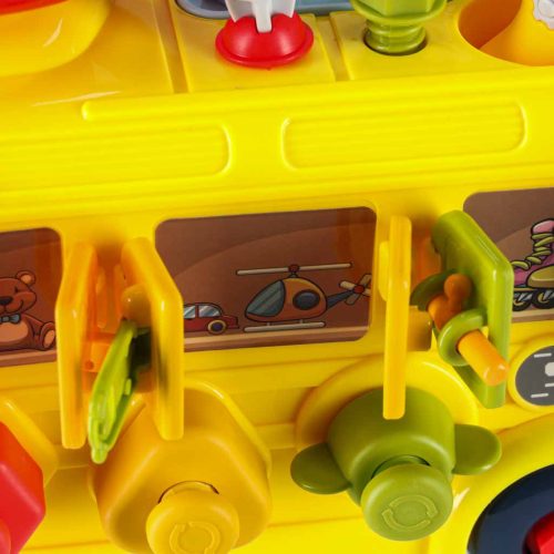 Interaktív barkács busz játékkészlet