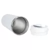Rozsdamentes acél termosz bögre LED kijelzővel, 420ml - fehér