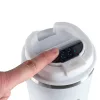Rozsdamentes acél termosz bögre LED kijelzővel, 420ml - fehér