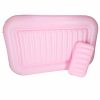 Felfújható matrac párnával, rózsaszín - 175x115cm