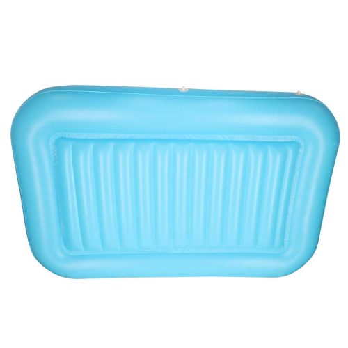 Felfújható matrac párnával, kék - 175x115cm