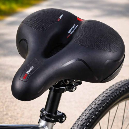 Kényelmes kerékpárnyereg habszivacssal - 25,5x21x8,5cm