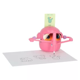 Zenés rajzoló robot - rózsaszín