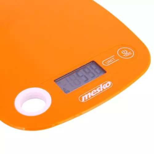 Konyhai mérleg, felakasztható 5kg/1g - narancssárga