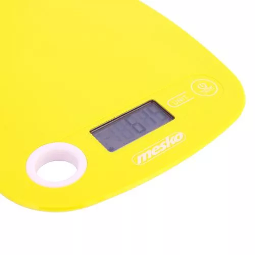Konyhai mérleg, felakasztható 5kg/1g - sárga