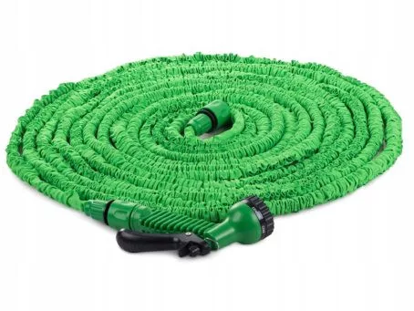 Csavarodásmentes táguló slag, locsolófejjel - 30m