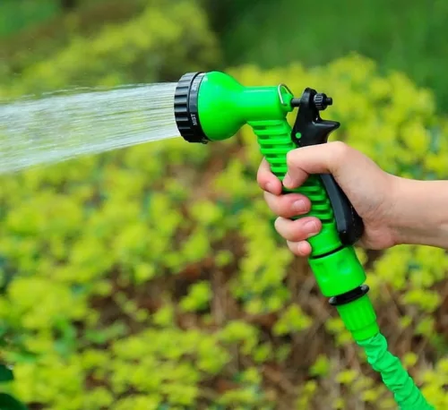 Csavarodásmentes táguló slag, locsolófejjel - 45m