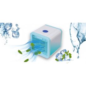   Hordozható mini léghűtő  légszűrővel és LED fénnyel - USB