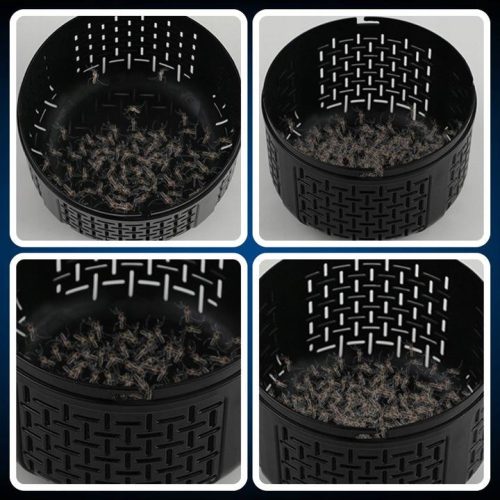 UV fényes rovarcsapda, 18,5x12cm - fekete