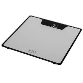 Fürdőszobai mérleg, ezüst 180kg/100g - 30x30cm