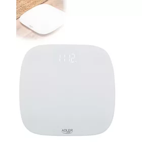 Fürdőszobai mérleg, fehér 180kg/100g - 30x30cm