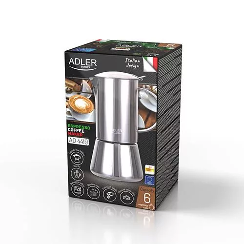 Rozsdamentes acél kotyogós kávéfőző - 350ml
