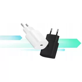 USB-C PD3.0 hálózati töltő, fehér - 25W