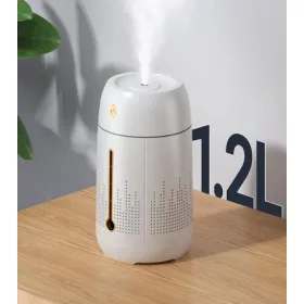 Párásító aromadiffúzor éjszakai fénnyel - 1,2l