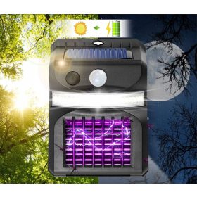 Napelemes lámpa UV rovarölő lámpával