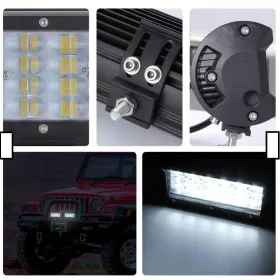 LED-es jármű munkalámpa 24 LED-del - 10-32V