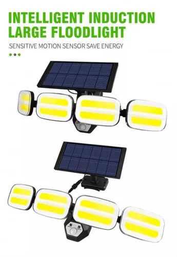 Napelemes állítható LED lámpa