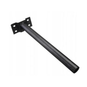 Fali tartó konzol lámpákhoz, 4,8x49cm - fekete