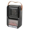 Hordozható elektromos LED kandalló távirányítóval - 600W
