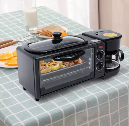 ADM 3 az 1-ben reggelikészítő, grill, sütő és kávéfőző