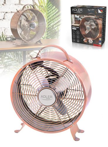 Fém ventilátor 50W - réz színű