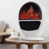 2 az 1-ben elektromos fűtőventilátor kandalló hatással