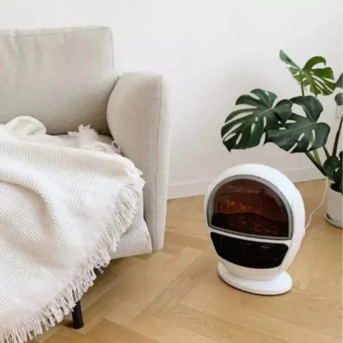 2 az 1-ben elektromos fűtőventilátor kandalló hatással