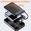Napelemes külső akkumulátor beépített kábelekkel - 10000mAh