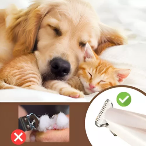 Akkumulátoros kisállat szőrvágó - USB