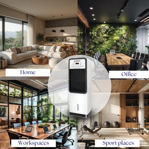 ADM 2 az 1-ben léghűtő és hősugárzó - 1800W