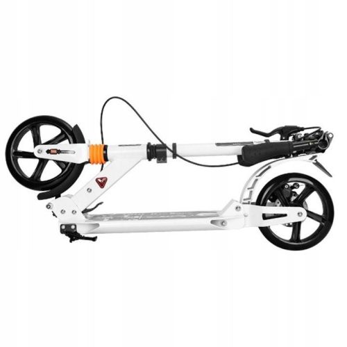 Összecsukható roller kéz és lábfékkel - fekete