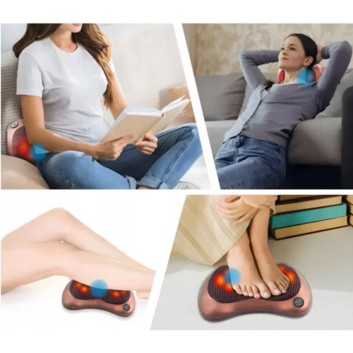 Shiatsu masszázspárna fűtő funkcióval
